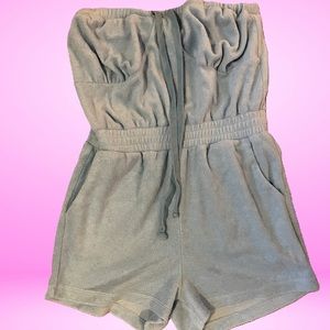 Terry cloth Pastel Blue Romper 💋